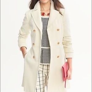Ivory wool coat